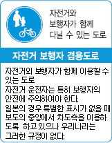 자전거 보행자 겸용도로